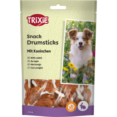 Лакомство для собак Trixie Premio Rabbit Drumsticks, с кроликом, 8 шт., 100 г (31546)