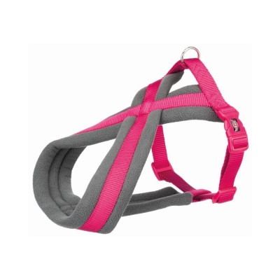 Шлея Trixie Premium Touring Harness для собак нейлоновая, 30-40 см фуксия