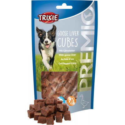 Лакомства для собак Trixie Premio Guse Liver Cubes, утиная печень 100 г (31867)