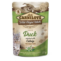 Carnilove Duck with Catnip 85 г беззерновий вологий корм для дорослих котів з качкою та котячої м’ятою