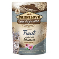 Carnilove Trout with Echinacea 85 г беззерновий вологий корм для дорослих котів з фореллю та ехінацеєю Carnilove Trout with Echinacea 85 г беззерновий вологий корм для дорослих котів з фореллю та ехінацеєю