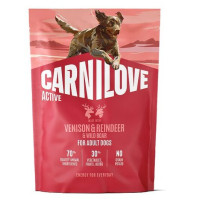 Carnilove Active Venison Reindeer & Wild Boar Active Adults беззерновой сухой корм для активных собак с олениной и диким кабаном 1,5 кг Carnilove Active Venison Reindeer & Wild Boar Active Adults беззерновой сухой корм для активных собак с олениной и диким кабаном 1,5 кг