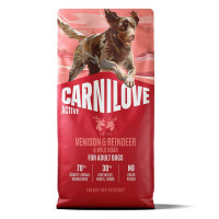Carnilove Active Venison Reindeer & Wild Boar Active Adults беззерновий сухий корм для активних собак з олениною та диким кабаном 12 кг Carnilove Active Venison Reindeer & Wild Boar Active Adults беззерновий сухий корм для активних собак з олениною та диким кабаном 12 кг