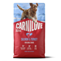 Carnilove1111 Active Salmon & Turkey беззерновой сухой корм для собак с лососем 4 кг Carnilove1111 Active Salmon & Turkey беззерновой сухой корм для собак с лососем 4 кг