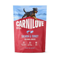 Carnilove Active Salmon & Turkey Small Breed 1.5 кг беззерновой полнорационный корм для собак малых пород с лососем и индейкой