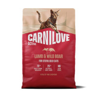 Carnilove Active Lamb & Wild Boar Sterilised беззерновий сухий корм для стерилізованих котів з ягням та диким кабаном 2 кг