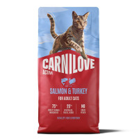 Carnilove Active Salmon & Turkey 6 кг беззерновий корм з лососем та індичкою для активних котів