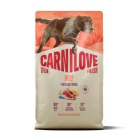 Carnilove True Fresh Beef 4 кг беззерновой полнорационный корм для собак с говядиной Carnilove True Fresh Beef 4 кг беззерновой полнорационный корм для собак с говядиной