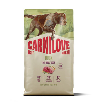 Carnilove True Fresh Duck 4 кг беззерновий повнораціонний корм для собак з качкою