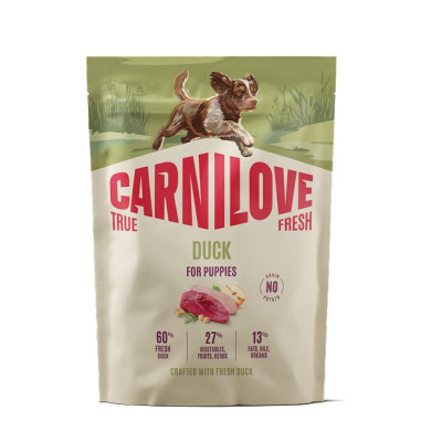 Carnilove True Fresh Puppy 1.5 кг беззерновий повнораціонний корм для цуценят з м’ясом та рибою