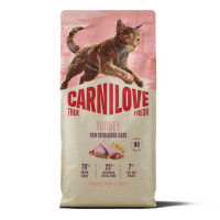 Carnilove True Fresh Turkey Sterilised 6 кг беззерновой корм для стерилизованных кошек с индейкой