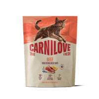 Carnilove True Fresh Beef Sterilised 400 г беззерновой корм для стерилизованных кошек с говядиной Carnilove True Fresh Beef Sterilised 400 г беззерновой корм для стерилизованных кошек с говядиной
