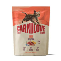 Carnilove True Fresh Beef Kitten 400 г беззерновий повнораціонний корм для кошенят з яловичиною Carnilove True Fresh Beef Kitten 400 г беззерновий повнораціонний корм для кошенят з яловичиною