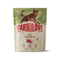 Carnilove True Fresh Duck Sterilised 400 г беззерновой корм для стерилизованных кошек с уткой Carnilove True Fresh Duck Sterilised 400 г беззерновой корм для стерилизованных кошек с уткой