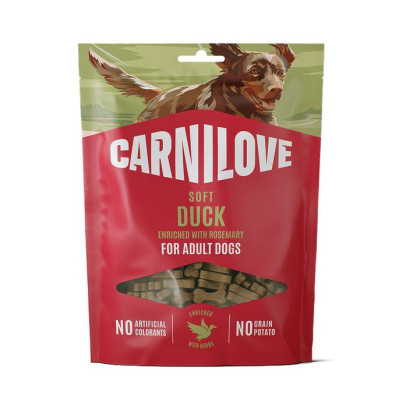 Carnilove Soft Snack Duck with Rosemary 200 г беззерновое мягкое лакомство для собак с уткой и розмарином Carnilove Soft Snack Duck with Rosemary 200 г беззерновое мягкое лакомство для собак с уткой и розмарином