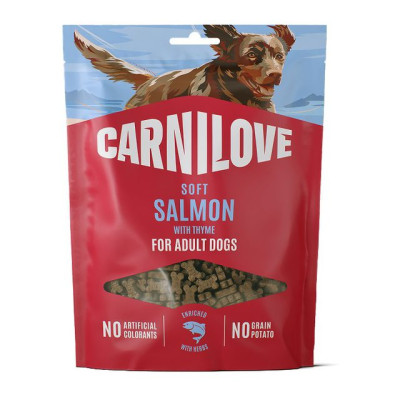 Carnilove Soft Snack Salmon with Thyme 200 г беззерновое мягкое лакомство для собак с лососем и тимьяном Carnilove Soft Snack Salmon with Thyme 200 г беззерновое мягкое лакомство для собак с лососем и тимьяном