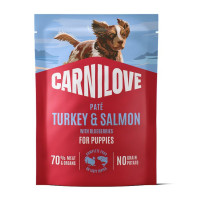 Carnilove Turkey & Salmon with Blueberries беззерновой сухой корм для собак с индейкой, лососем и черникой 300 г