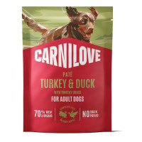 Carnilove Turkey & Duck with Timothy Grass 300 г сухой корм для собак с индейкой и уткой Carnilove Turkey & Duck with Timothy Grass 300 г сухой корм для собак с индейкой и уткой