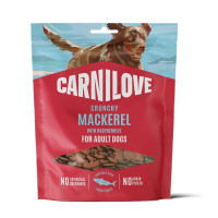 Carnilove Crunchy Snack Mackerel with Raspberries 200 г хрустящее беззерновое лакомство для собак со скумбрией и малиной
