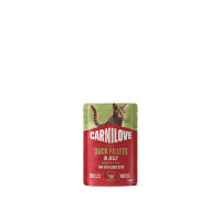 Carnilove Jelly Duck with Catnip Sterilised 85 г беззерновой влажный корм для стерилизованных кошек с уткой и кошачьей мятой
