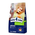 Клуб 4 Лапы Premium Small Breeds 2 кг сухой корм для собак с курицей