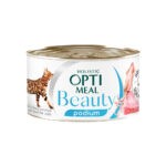 Optimeal Beauty Podium Полосатый тунец в соусе с кольцами кальмаров 70 г