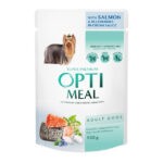 Optimeal Adult Dogs Salmon & Blueberries in cream sauce для собак с лососем 12x100г