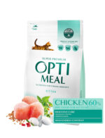 Optimeal Kittens Chicken 4 кг сухой корм с курицей для котят — изображение 2