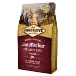 Carnilove Lamb Wild Boar Sterilised 2 кг сухой корм для стерилизованных кошек с ягненком