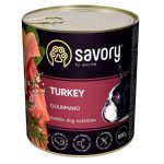 Savory Dog Gourmand Turkey 800 г влажный корм для собак с индейкой