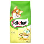 Kitekat сухой корм для кошек с курицей 12 кг