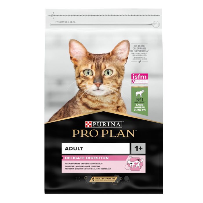 Purina Pro Plan Cat Adult Delicate Digestion Lamb 10 кг сухой корм для кошек Purina Pro Plan Cat Adult Delicate Digestion Lamb 10 кг сухой корм для кошек