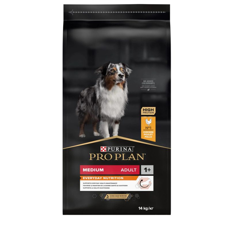 Purina Про План Dog Adult Medium Everyday Nutrion 3 кг сухой корм для взрослых собак средних пород Purina Про План Dog Adult Medium Everyday Nutrion 3 кг сухой корм для взрослых собак средних пород
