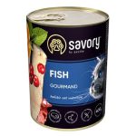 Savory Cat Adult Fish Gourmand 400 г влажный корм для кошек с рыбой