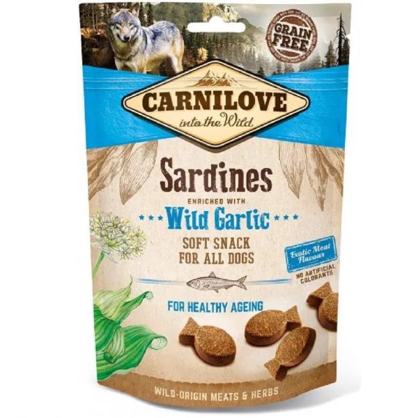 Лакомство для собак Carnilove DogSemi Moist сардина и чеснок 200 г (111371) Лакомство для собак Carnilove DogSemi Moist сардина и чеснок 200 г (111371)