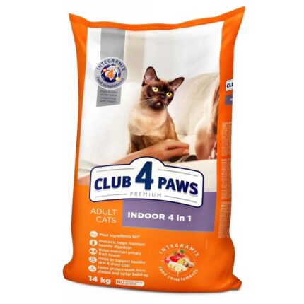 Club 4 Paws Premium Adult Cats Indoor 4 in 1