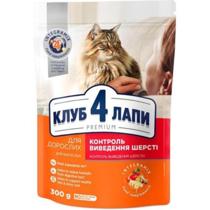 Клуб 4 Лапы Premium Hairball Control