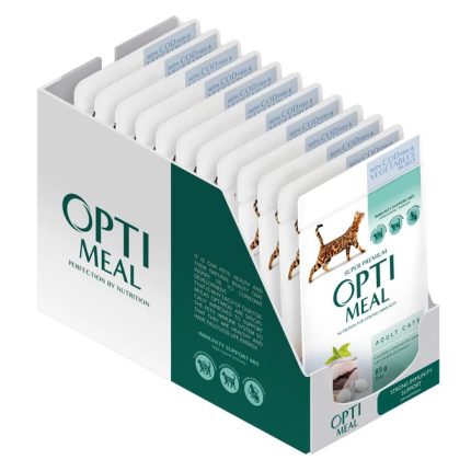 Optimeal Cat Cod Fish Vegetable 12х85 г