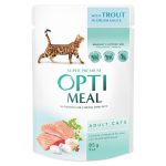 Optimeal Cats Trout Cream Sause 12х85 г влажный корм с форелью в кремовом соусе для кошек
