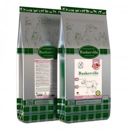 Baskerville HF Adult getreidefrei Rind 20 кг беззерновой для собак с говядиной