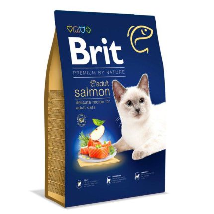 Brit Premium Adult Salmon для кошек с лососем 800 г