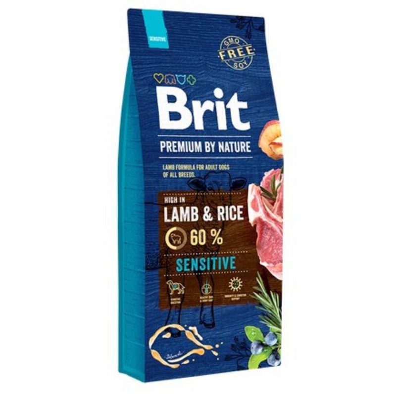 Brit Premium Sensitive Lamb 15 кг сухой корм для собак с чувствительным пищеварением Brit Premium Sensitive Lamb 15 кг сухой корм для собак с чувствительным пищеварением