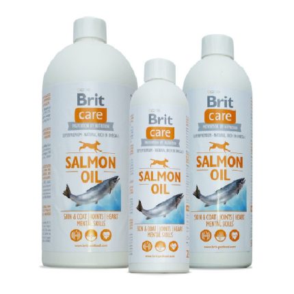 Brit Care Salmon Oil 500 мл масло лосося для собак всех пород