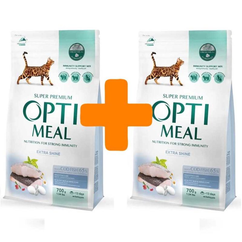 Сухой корм для кошек Optimeal, со вкусом трески Сухой корм для кошек Optimeal, со вкусом трески