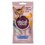 Delickcious Chef’s Creamy Snacks Sardine Pampkin кремовое лакомство для кошек с сардиной и тыквой 4x15г