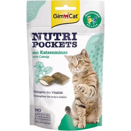 GimCat Nutri Pockets с кошачьей мятой
