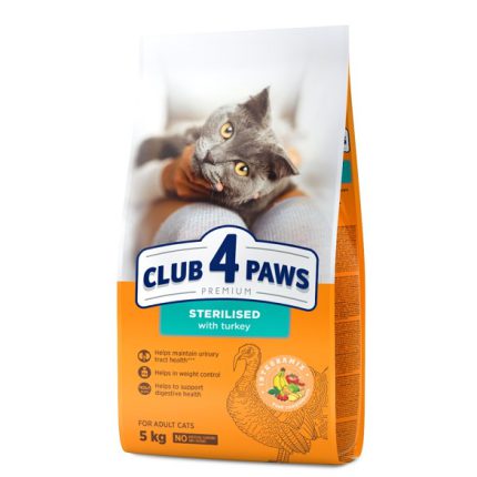 Клуб 4 Лапы Adult Cats Sterilised with Turkey5