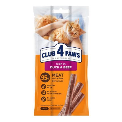 Клуб 4 Лапы Premium High in Duck & Beef Мясная палочка