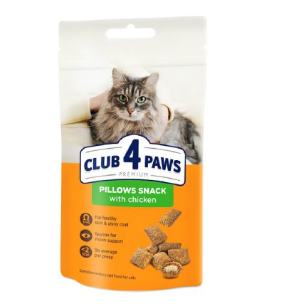 Клуб 4 Лапи Подушечки з куркою для дорослих котів