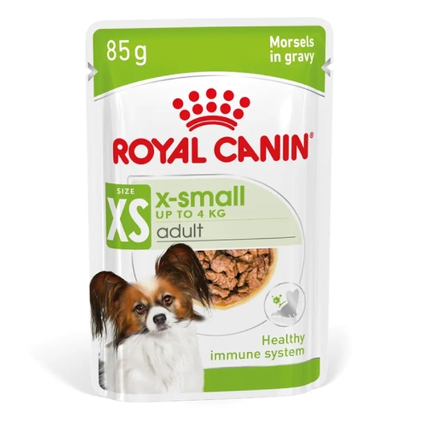 royal canin xsmall adult 12х85 г корм для собак миниатюрных пород в соусе Корм для мелких собак Royal Canin, 85 г.